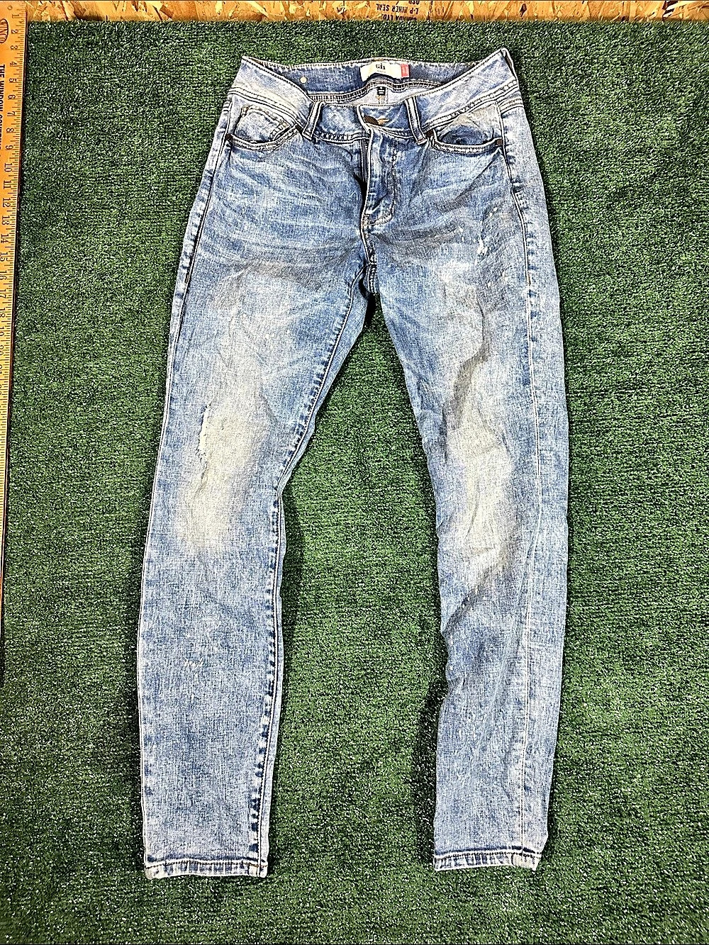 cabi Jeans Skinny in Blue Waist 8